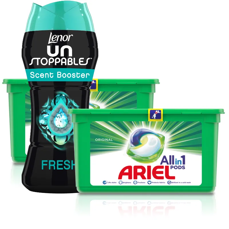 Free Ariel Pods And Lenor Unstoppables