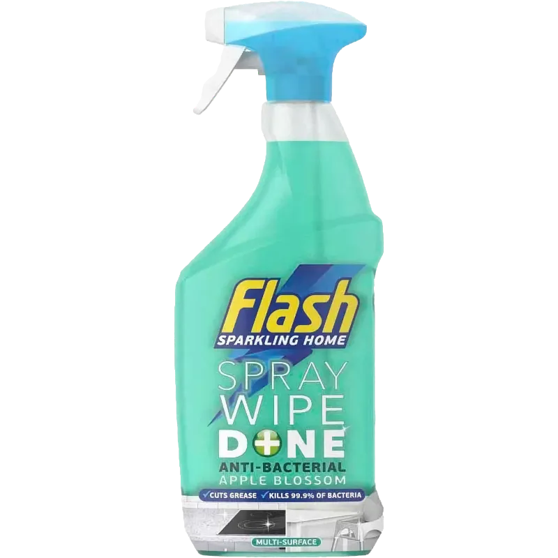 Free Flash Spray Wipe Done