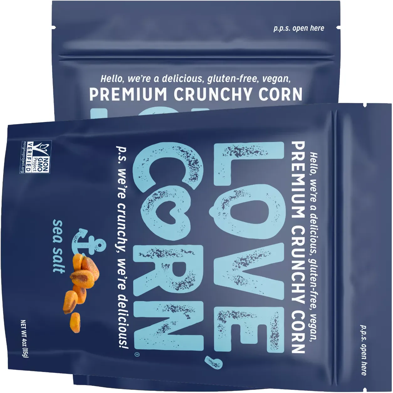 Free LOVE CORN Delicious Crunchy Corn Snacks