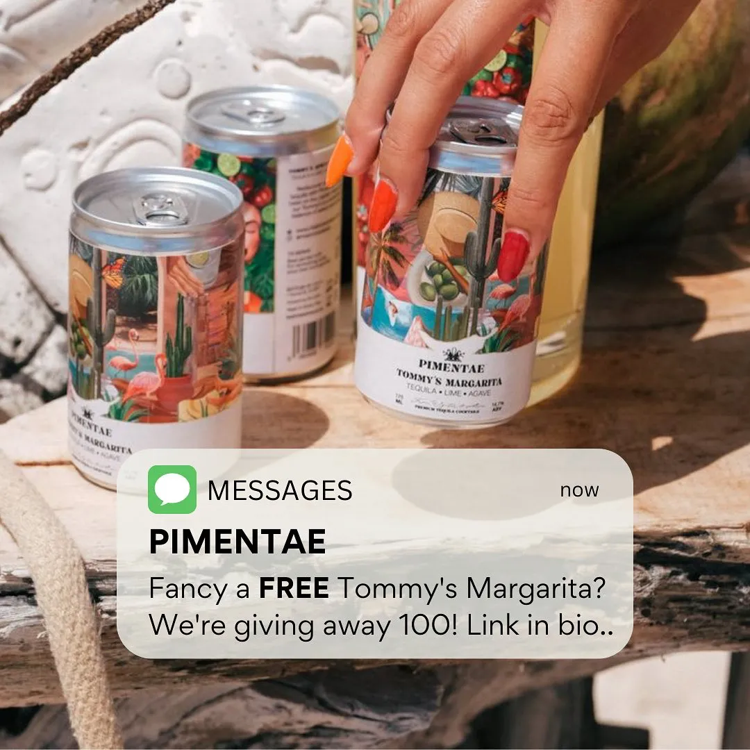 Free Pimentae Tommy’s Margarita Cocktail