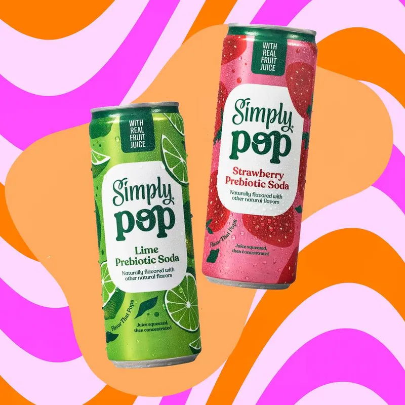 Free Simply Pop Prebiotic Soda And Propel Fitness Water