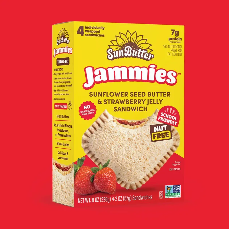 Free Sunbutter Sunflower Butter & Jelly Sandwiches