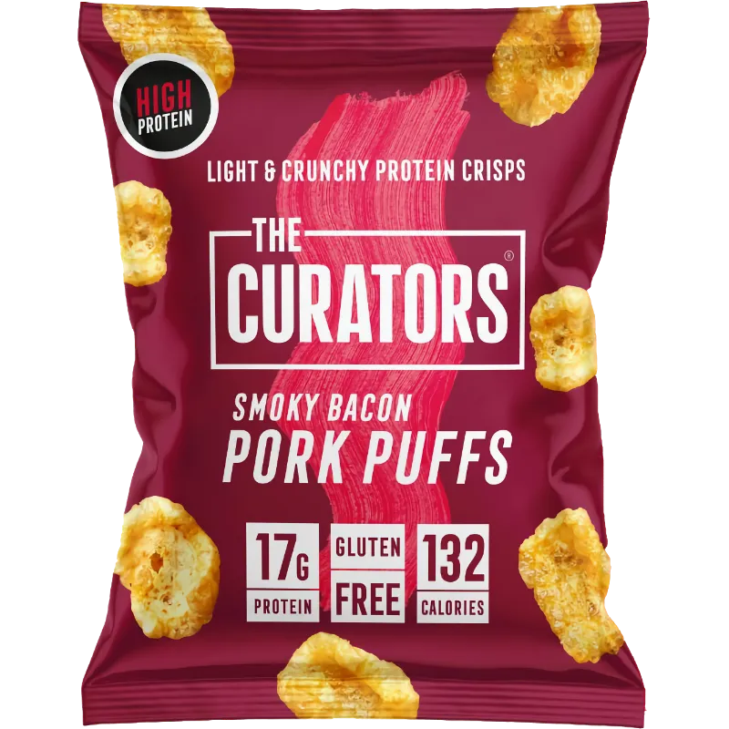 Free The Curators Bacon Protein Crisps